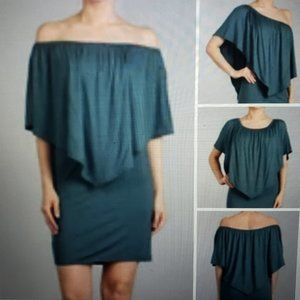 Chatoyant Blue Dress, 4 way wear, Size Small